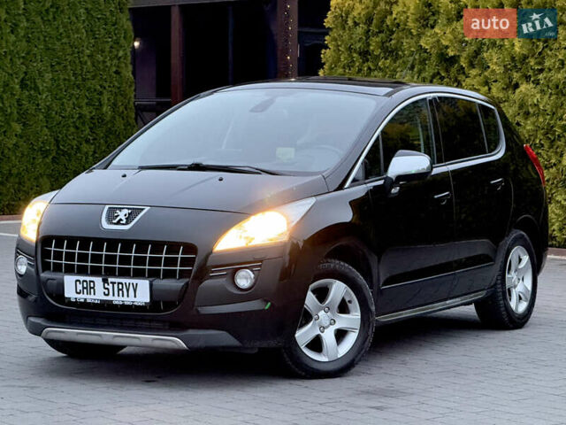 Черный Пежо 3008, объемом двигателя 1.6 л и пробегом 194 тыс. км за 9500 $, фото 1 на Automoto.ua