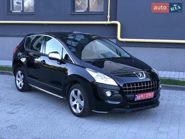 Черный Пежо 3008, объемом двигателя 1.6 л и пробегом 180 тыс. км за 8990 $, фото 1 на Automoto.ua
