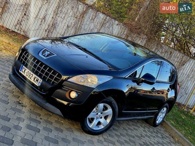 Черный Пежо 3008, объемом двигателя 1.6 л и пробегом 185 тыс. км за 8750 $, фото 1 на Automoto.ua