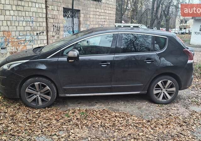 Черный Пежо 3008, объемом двигателя 1.56 л и пробегом 219 тыс. км за 12500 $, фото 1 на Automoto.ua