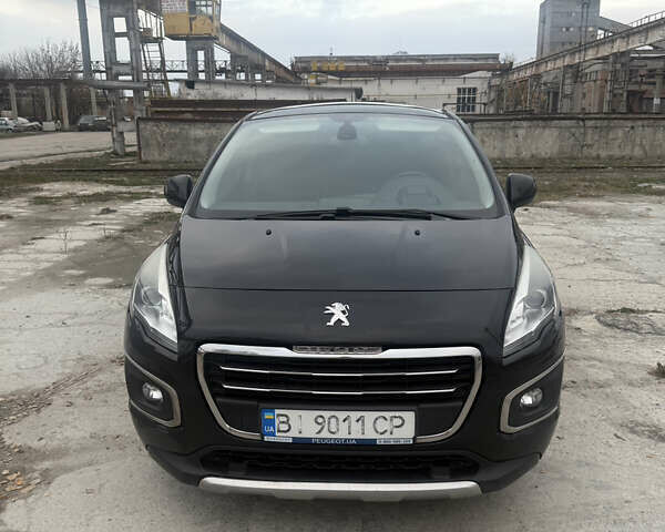 Черный Пежо 3008, объемом двигателя 1.6 л и пробегом 162 тыс. км за 10700 $, фото 1 на Automoto.ua