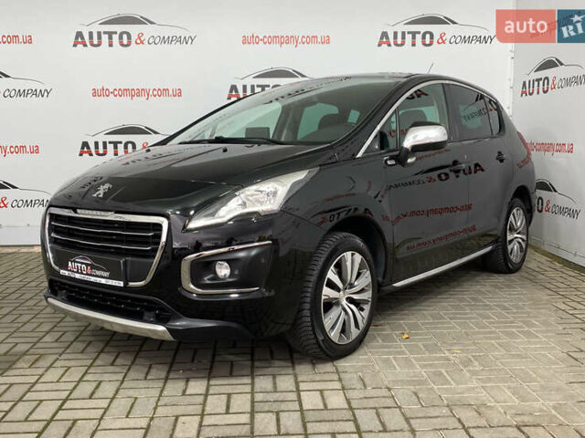 Черный Пежо 3008, объемом двигателя 1.6 л и пробегом 214 тыс. км за 12450 $, фото 1 на Automoto.ua