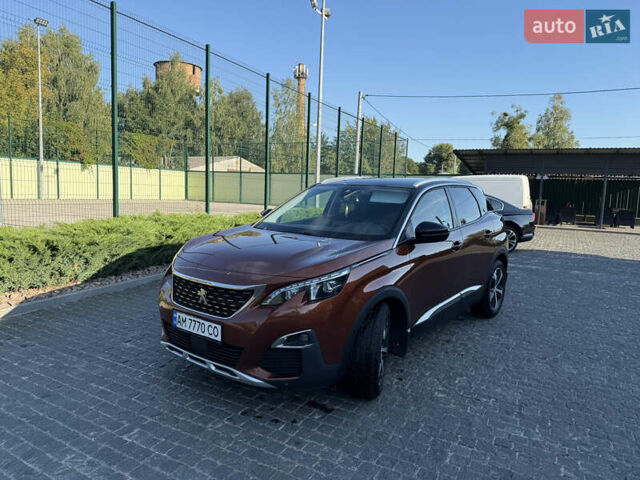 Коричневый Пежо 3008, объемом двигателя 2 л и пробегом 140 тыс. км за 23000 $, фото 1 на Automoto.ua