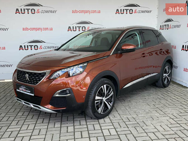 Коричневый Пежо 3008, объемом двигателя 1.5 л и пробегом 195 тыс. км за 20950 $, фото 1 на Automoto.ua
