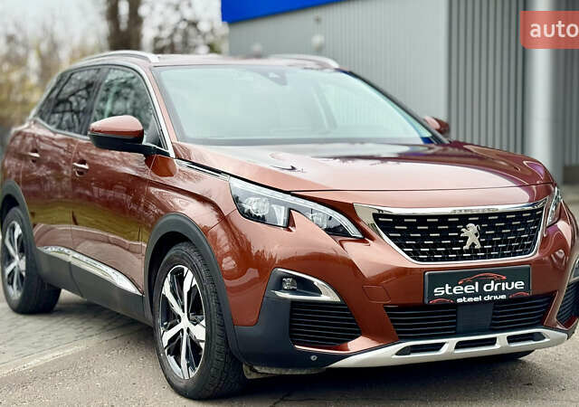Коричневый Пежо 3008, объемом двигателя 2 л и пробегом 42 тыс. км за 21999 $, фото 1 на Automoto.ua