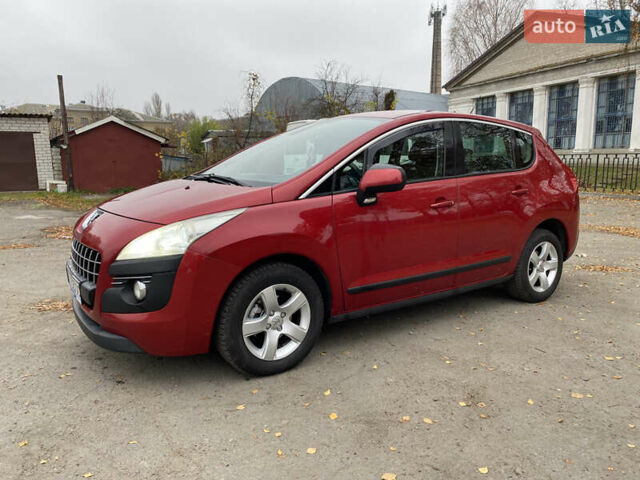 Красный Пежо 3008, объемом двигателя 1.56 л и пробегом 262 тыс. км за 8800 $, фото 1 на Automoto.ua