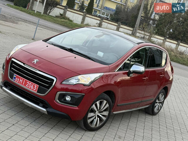 Красный Пежо 3008, объемом двигателя 1.6 л и пробегом 207 тыс. км за 12800 $, фото 1 на Automoto.ua