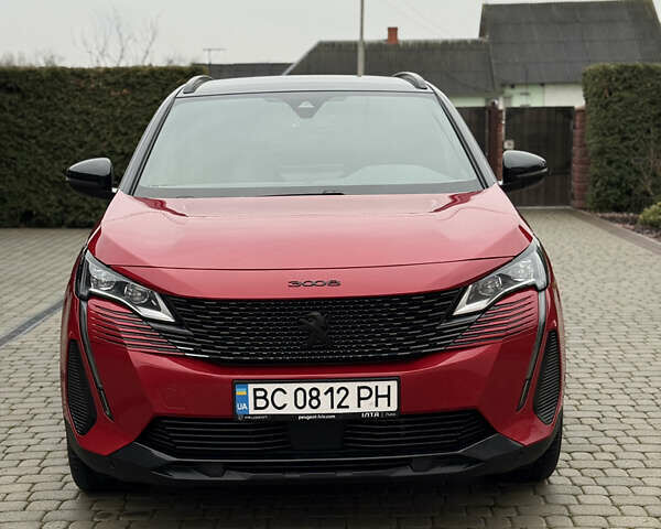 Красный Пежо 3008, объемом двигателя 2 л и пробегом 36 тыс. км за 33000 $, фото 1 на Automoto.ua