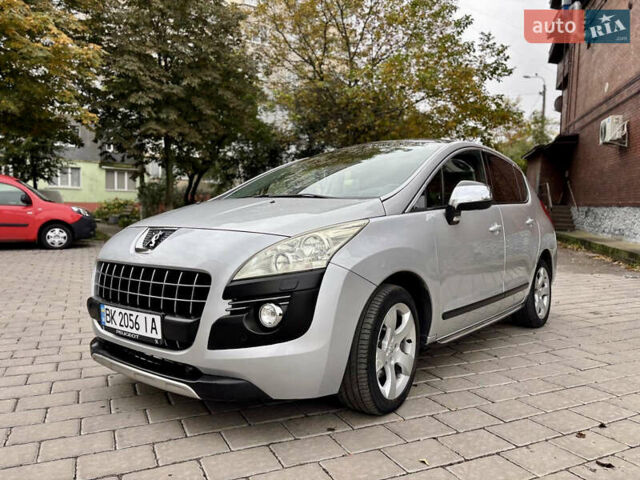 Серый Пежо 3008, объемом двигателя 2 л и пробегом 264 тыс. км за 7699 $, фото 1 на Automoto.ua