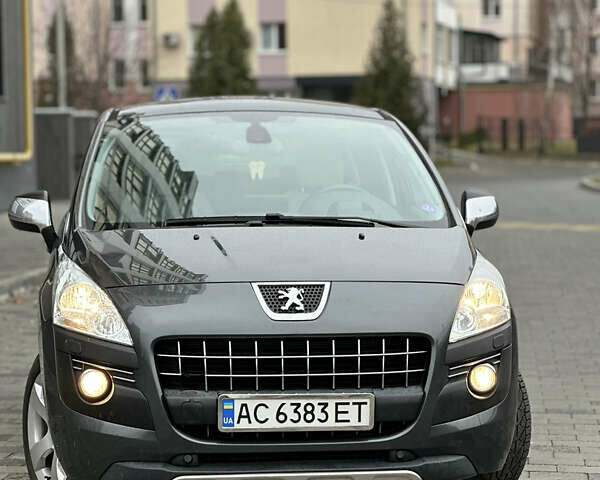 Серый Пежо 3008, объемом двигателя 1.6 л и пробегом 169 тыс. км за 8000 $, фото 1 на Automoto.ua