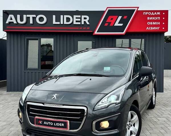 Серый Пежо 3008, объемом двигателя 1.6 л и пробегом 105 тыс. км за 12600 $, фото 1 на Automoto.ua