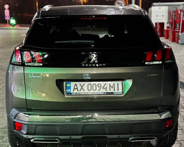 Серый Пежо 3008, объемом двигателя 2 л и пробегом 60 тыс. км за 26999 $, фото 1 на Automoto.ua