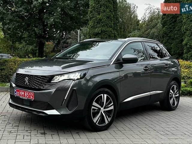 Серый Пежо 3008, объемом двигателя 1.5 л и пробегом 129 тыс. км за 23850 $, фото 1 на Automoto.ua