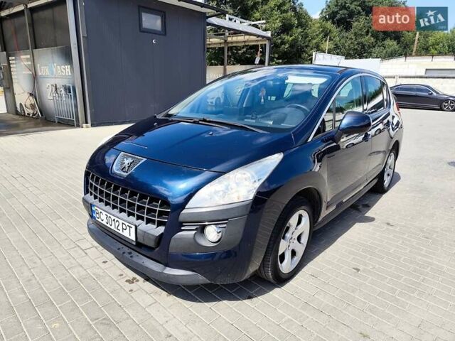 Синий Пежо 3008, объемом двигателя 1.6 л и пробегом 282 тыс. км за 7499 $, фото 1 на Automoto.ua