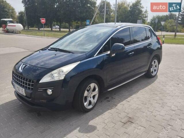Синий Пежо 3008, объемом двигателя 1.6 л и пробегом 215 тыс. км за 7300 $, фото 1 на Automoto.ua