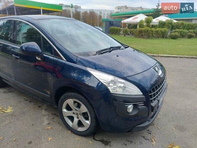 Синий Пежо 3008, объемом двигателя 1.6 л и пробегом 192 тыс. км за 6950 $, фото 1 на Automoto.ua