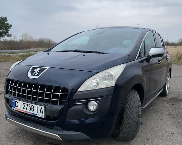 Синий Пежо 3008, объемом двигателя 1.6 л и пробегом 282 тыс. км за 8300 $, фото 1 на Automoto.ua