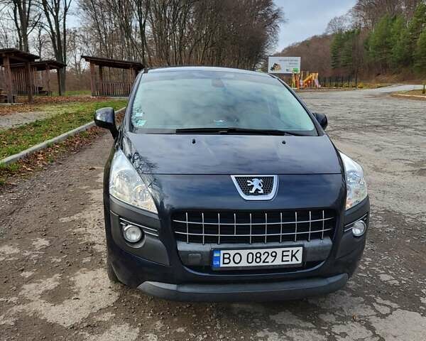 Синий Пежо 3008, объемом двигателя 1.56 л и пробегом 268 тыс. км за 7400 $, фото 1 на Automoto.ua