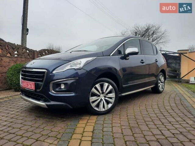 Синий Пежо 3008, объемом двигателя 2 л и пробегом 135 тыс. км за 11799 $, фото 1 на Automoto.ua