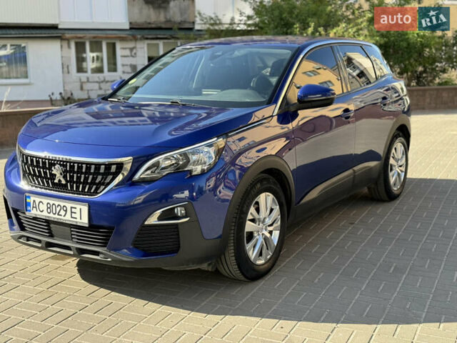 Синий Пежо 3008, объемом двигателя 1.56 л и пробегом 281 тыс. км за 16500 $, фото 1 на Automoto.ua