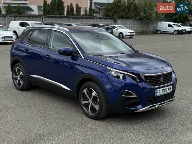 Синій Пежо 3008, об'ємом двигуна 1.56 л та пробігом 94 тис. км за 20200 $, фото 1 на Automoto.ua