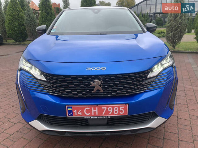 Синий Пежо 3008, объемом двигателя 1.5 л и пробегом 159 тыс. км за 22700 $, фото 1 на Automoto.ua