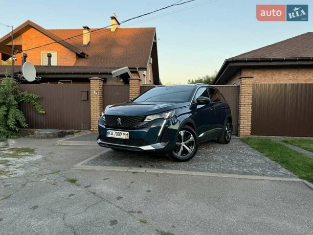 Синий Пежо 3008, объемом двигателя 1.5 л и пробегом 41 тыс. км за 29500 $, фото 1 на Automoto.ua
