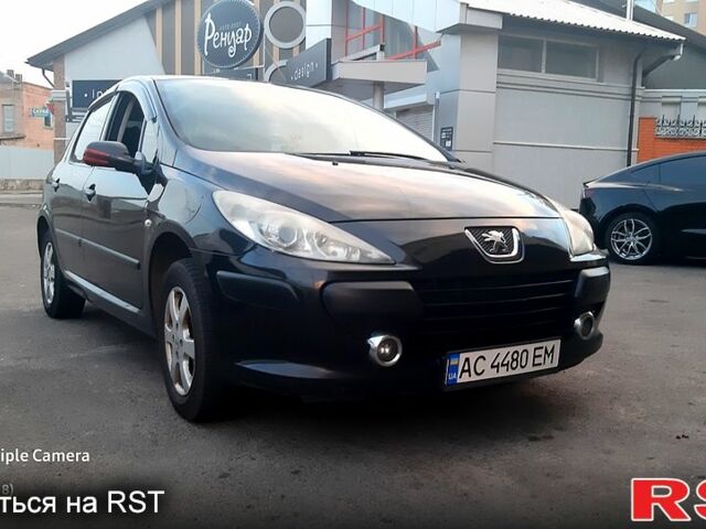 Черный Пежо 307, объемом двигателя 1.6 л и пробегом 245 тыс. км за 4500 $, фото 1 на Automoto.ua