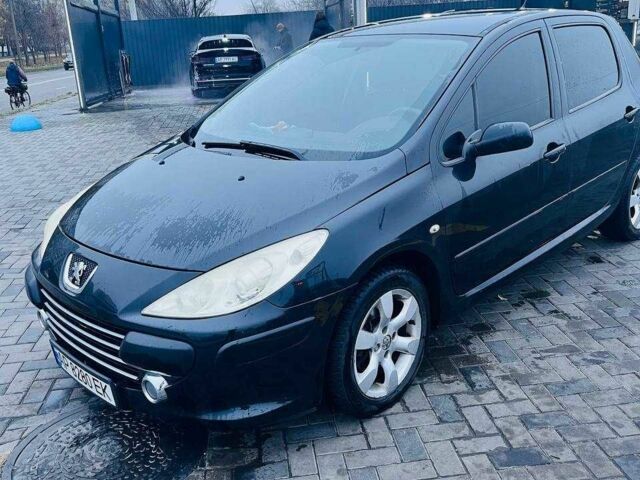 Чорний Пежо 307, об'ємом двигуна 2 л та пробігом 219 тис. км за 3600 $, фото 1 на Automoto.ua