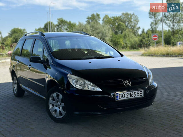 Черный Пежо 307, объемом двигателя 1.59 л и пробегом 250 тыс. км за 4250 $, фото 1 на Automoto.ua