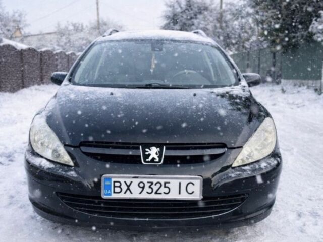 Чорний Пежо 307, об'ємом двигуна 2 л та пробігом 325 тис. км за 4350 $, фото 1 на Automoto.ua