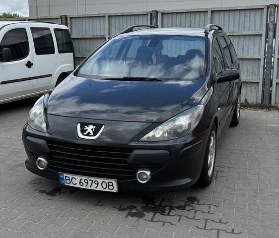 Черный Пежо 307, объемом двигателя 1.6 л и пробегом 291 тыс. км за 3300 $, фото 1 на Automoto.ua