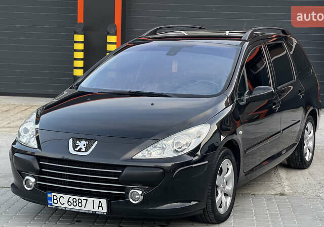 Чорний Пежо 307, об'ємом двигуна 1.6 л та пробігом 249 тис. км за 5500 $, фото 1 на Automoto.ua