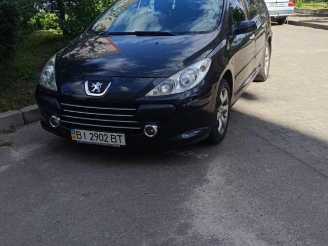 Чорний Пежо 307, об'ємом двигуна 2 л та пробігом 187 тис. км за 2600 $, фото 1 на Automoto.ua