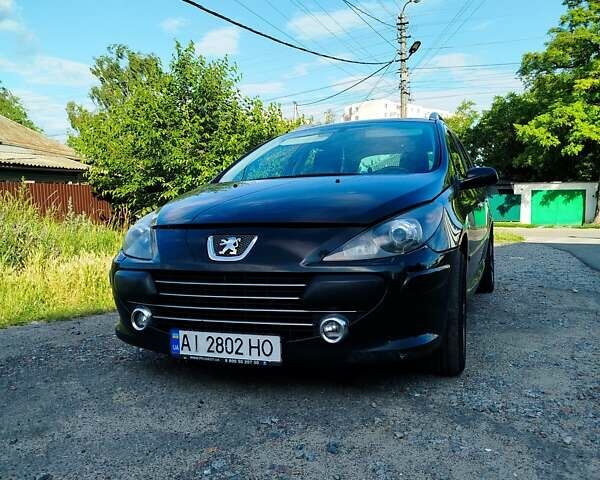 Черный Пежо 307, объемом двигателя 1.97 л и пробегом 245 тыс. км за 5500 $, фото 1 на Automoto.ua