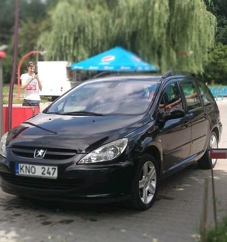 Чорний Пежо 307, об'ємом двигуна 2 л та пробігом 220 тис. км за 2800 $, фото 1 на Automoto.ua