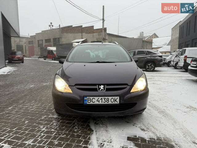 Фиолетовый Пежо 307, объемом двигателя 2 л и пробегом 350 тыс. км за 3200 $, фото 1 на Automoto.ua