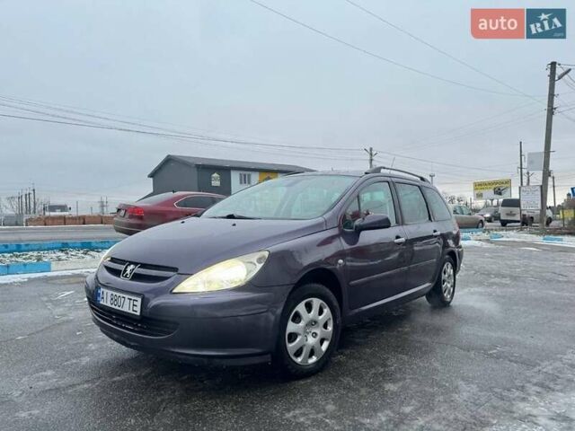 Фіолетовий Пежо 307, об'ємом двигуна 1.6 л та пробігом 325 тис. км за 3800 $, фото 1 на Automoto.ua