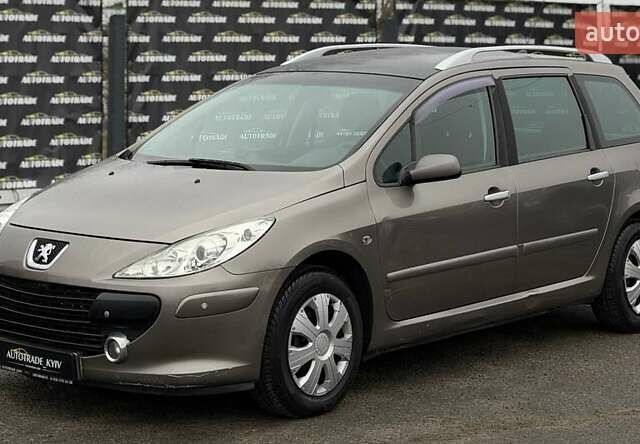 Коричневий Пежо 307, об'ємом двигуна 2 л та пробігом 202 тис. км за 3950 $, фото 1 на Automoto.ua