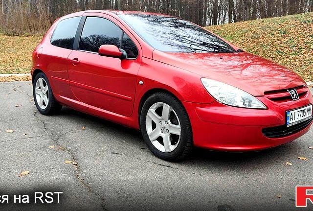 Червоний Пежо 307, об'ємом двигуна 2 л та пробігом 199 тис. км за 3900 $, фото 1 на Automoto.ua