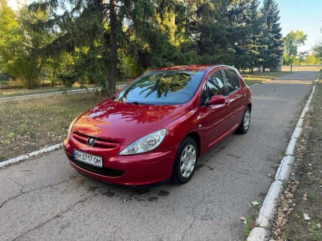 Червоний Пежо 307, об'ємом двигуна 1.6 л та пробігом 210 тис. км за 4200 $, фото 1 на Automoto.ua