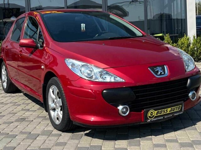 Красный Пежо 307, объемом двигателя 1.6 л и пробегом 188 тыс. км за 4990 $, фото 1 на Automoto.ua