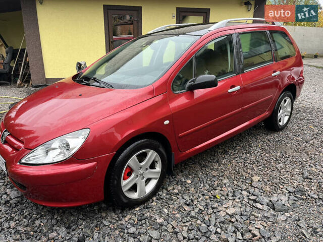 Червоний Пежо 307, об'ємом двигуна 2 л та пробігом 320 тис. км за 2900 $, фото 1 на Automoto.ua