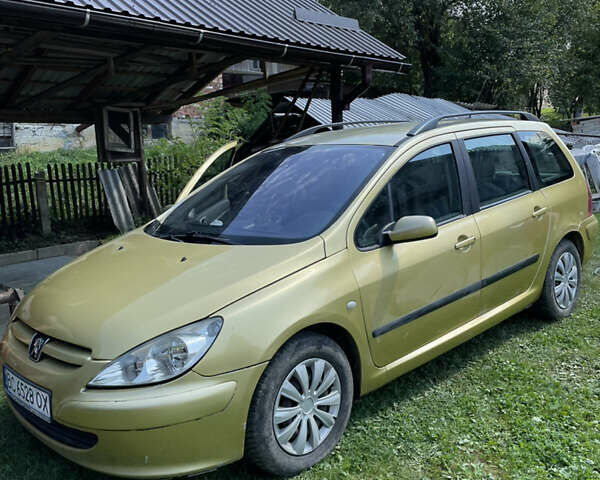 Жовтий Пежо 307, об'ємом двигуна 2 л та пробігом 210 тис. км за 3000 $, фото 1 на Automoto.ua