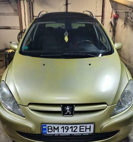 Жовтий Пежо 307, об'ємом двигуна 1.56 л та пробігом 290 тис. км за 3800 $, фото 1 на Automoto.ua