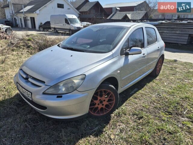 Серый Пежо 307, объемом двигателя 2 л и пробегом 260 тыс. км за 3000 $, фото 1 на Automoto.ua