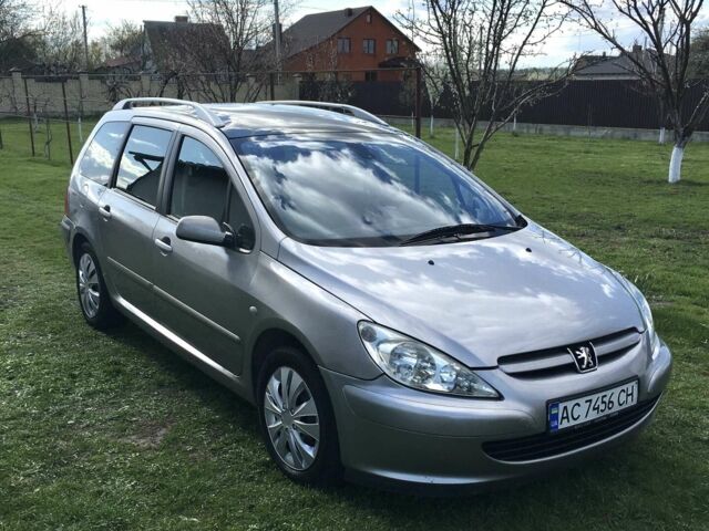 Сірий Пежо 307, об'ємом двигуна 2 л та пробігом 406 тис. км за 3500 $, фото 1 на Automoto.ua