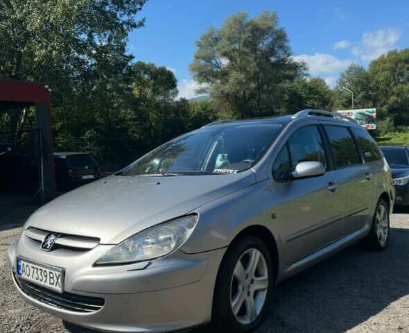 Сірий Пежо 307, об'ємом двигуна 2 л та пробігом 390 тис. км за 2300 $, фото 1 на Automoto.ua