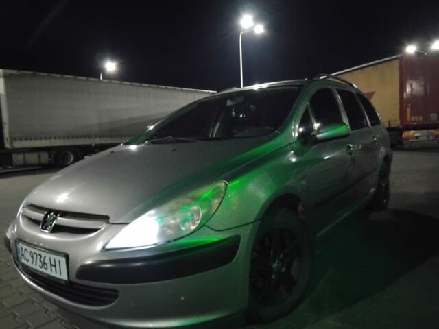 Серый Пежо 307, объемом двигателя 1.6 л и пробегом 333 тыс. км за 3300 $, фото 1 на Automoto.ua