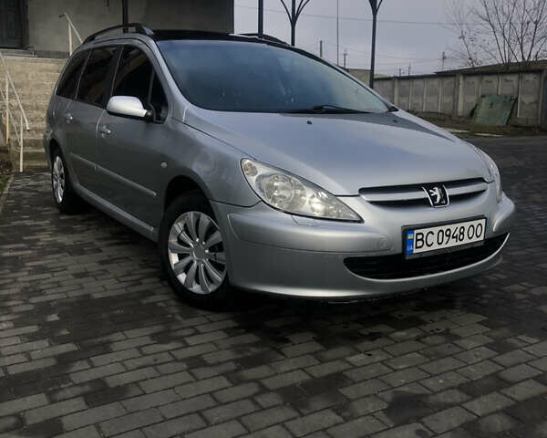 Серый Пежо 307, объемом двигателя 2 л и пробегом 285 тыс. км за 3450 $, фото 1 на Automoto.ua